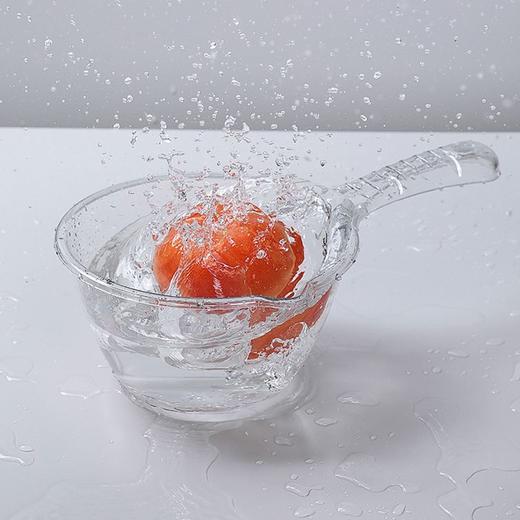 「9.9元包邮！数款配色颜值派」厨房用品水瓢加厚塑料水舀子 居家日用长柄水壳汤勺加厚儿童洗头水勺子餐饮用具 商品图3