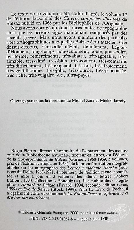 【中商原版】巴尔扎克 贝姨 La Cousine Bette 法文原版 Honore de Balzac 人间喜剧 作者 现代法国小说之父 商品图4