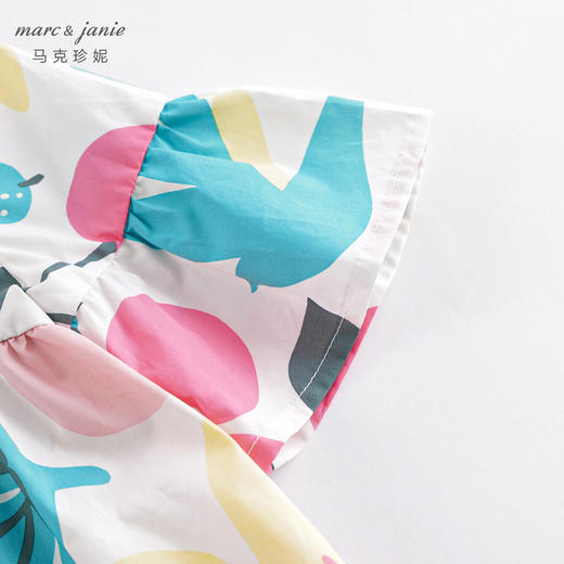 夏装新款 女童北欧风蝴蝶袖全棉宽松小衫230313 商品图4