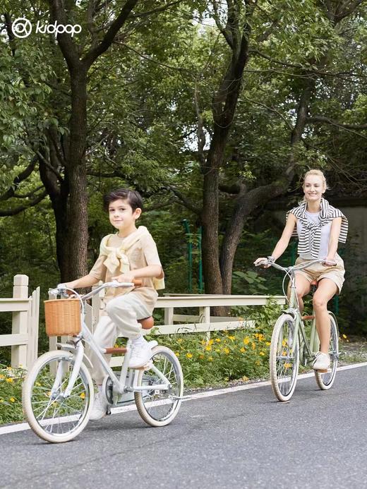 Kidpop 亲子同款 | 儿童自行车脚踏车可调节车头坐垫 经典复古风14-18寸 3-12岁 成人亲子款24寸 商品图1