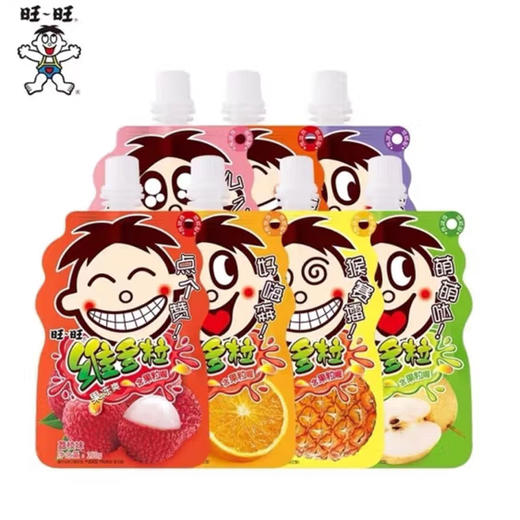 旺旺维多粒果冻爽(葡萄椰果味)【150g】 商品图5