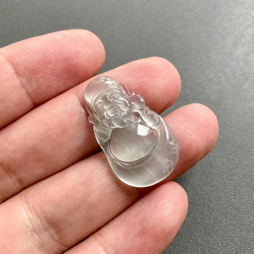 玻璃种翡翠财神爷 商品图5