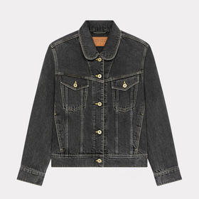 KENZO 高田贤三 女士棉质牛仔外套 灰色 FD52 DV235 6C2 BB