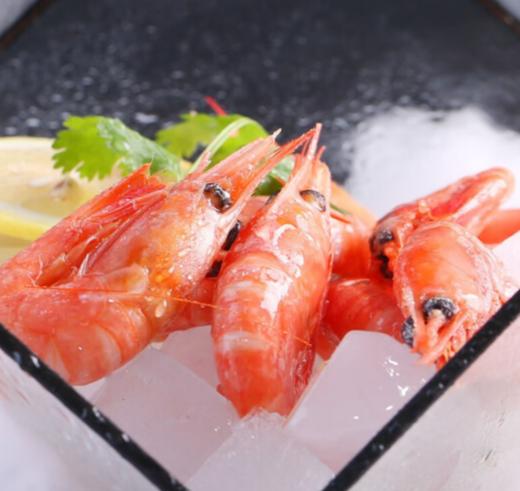 仁豪水产 熟冻北极甜虾 冰虾净重500g 45-60只/袋 商品图2