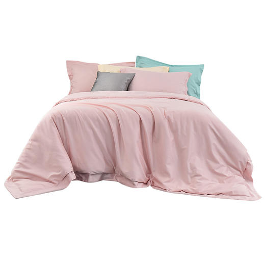 雅芳婷60S零碳摩登丝素色四件套床笠式纯色被套枕套连芯扣套件MC3922 商品图4