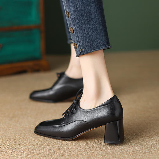 简约百搭，新款乐福鞋单鞋小皮鞋NJMK-K522 商品图3