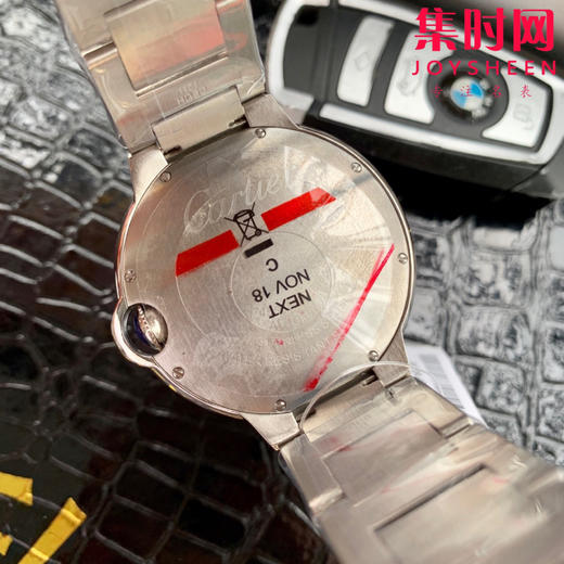 卡地亚 蓝气球系列【钻圈款】男款大号42mm 316L精钢表壳，蓝宝石镜面 搭载定制全自动机械机芯 商品图7