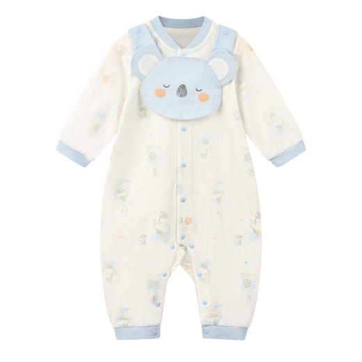 丽婴房-内衣类（春）G3兔子装6_浅蓝 商品图0