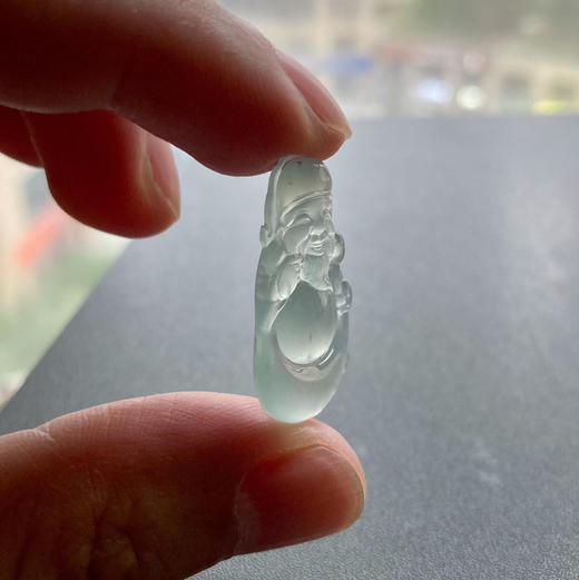 玻璃种翡翠财神爷 商品图8