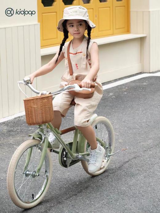 Kidpop 亲子同款 | 儿童自行车脚踏车可调节车头坐垫 经典复古风14-18寸 3-12岁 成人亲子款24寸 商品图3