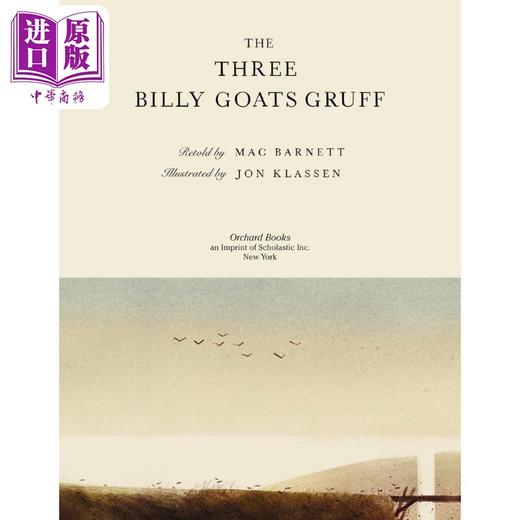 【中商原版】Jon Klassen The Three Billy Goats Gruff 三只比利羊 英文原版 商品图2