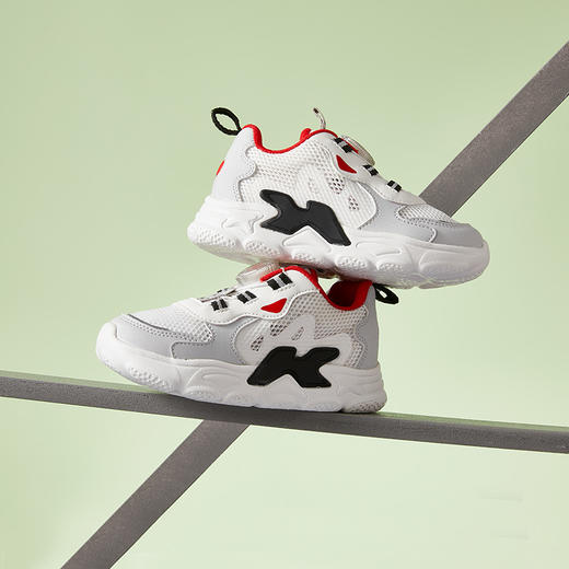 卡特兔儿童运动鞋男童2023春秋儿童鞋子网眼透气旋钮鞋跑步鞋 商品图1