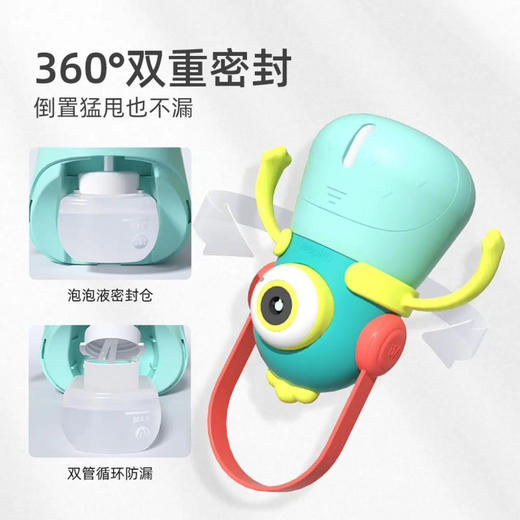 mideer小怪兽电动泡泡机-蓝色MD6197 商品图6