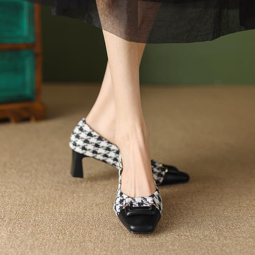 舒适百搭，里外全真皮新款爆款单鞋NJMK-K515 商品图0