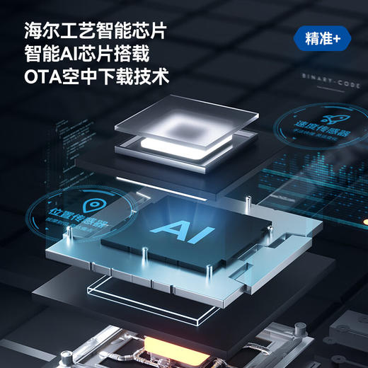 以旧换新-海尔按摩椅家用全身零重力全自动多功能电动按摩沙发椅子4D智能太空舱父母亲节生日礼物实用送爸爸妈妈 HQY-A611ZU1 商品图3