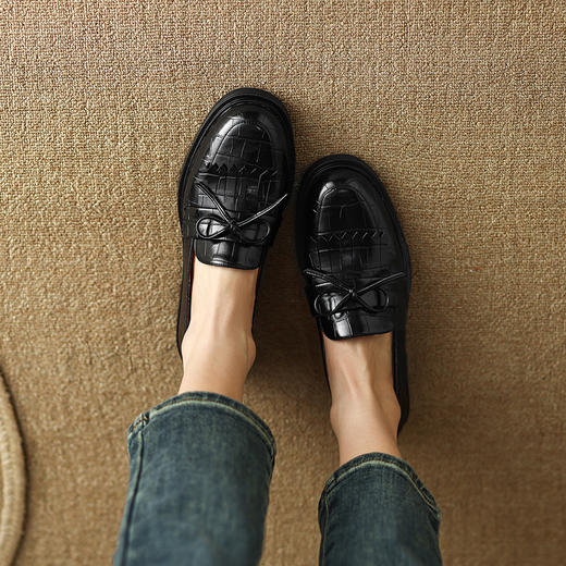 简约百搭，真皮新款乐福鞋NJMK-K389 商品图12