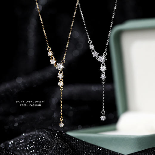 【满天星】s925纯银锆石项链【YXS-A2854】 商品图0