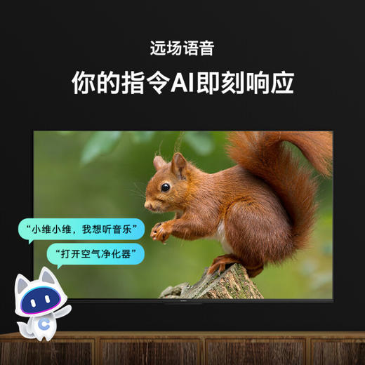 创维电视 65英寸护眼AI电视65A3  4K超高清 无边全面屏AI声控 2+8G 商品图2