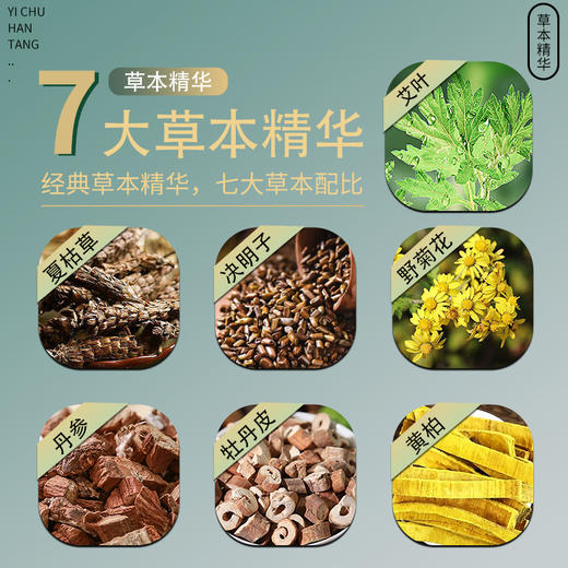 【买五送四  限时福利】益初汉堂  艾草养护眼贴 明亮双眸穴位敷贴  草本精华缓解疲劳 老少皆宜 20贴/盒 商品图7