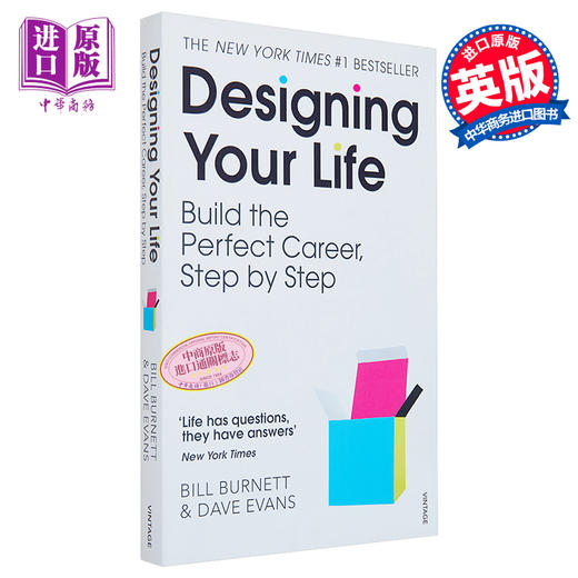 【中商原版】斯坦福大学人生设计课 如何设计充实且快乐的人生 Designing Your Life 英文原版 Bill Burnett 比尔 博内特 商品图0