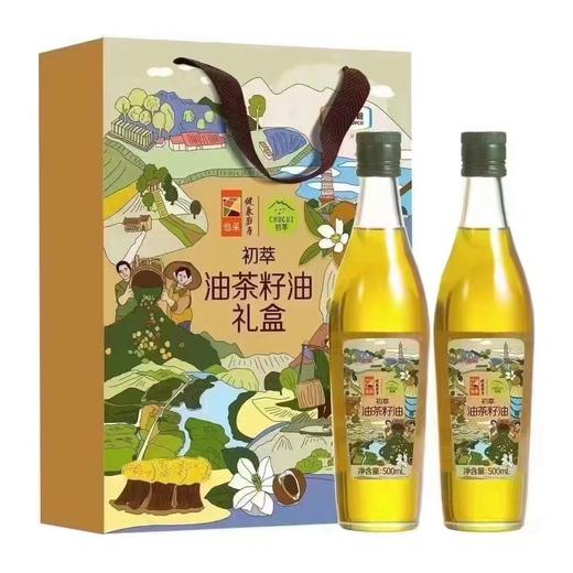 中粮初萃油茶籽油礼盒500ml*2瓶 商品图4