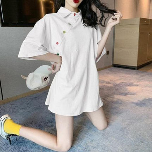 裁缝学苑AX43新款短袖T恤纸样女装上衣polo领衬衫连衣裙服装打板 商品图0