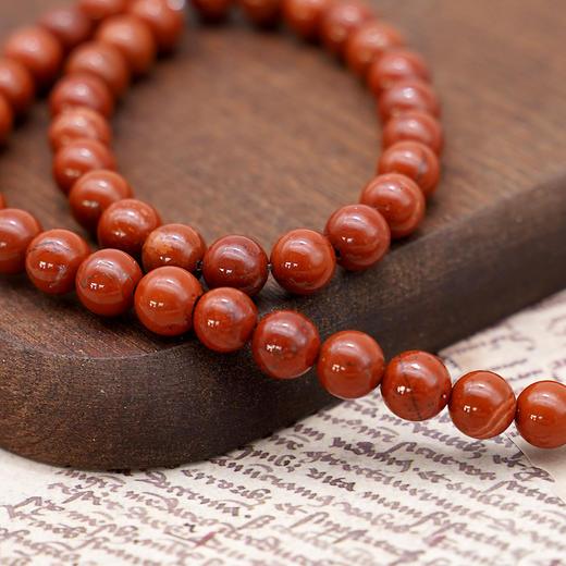 红石8mm珠料意卡米诺手串念珠单颗珠子散珠半成品 商品图8