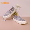 Safiya/索菲娅 2023年春季新款透气蕾丝慵懒度假风一脚蹬休闲厚底渔夫鞋SF31111133 商品缩略图8