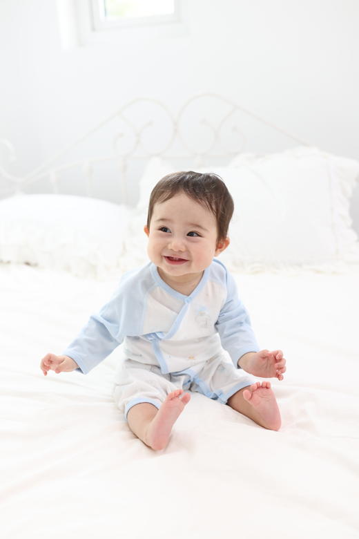 丽婴房-内衣类（春）G3系带连身装6_浅蓝 商品图4