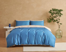 【下架】自然醒60支长绒棉四件套全棉素色奢华绣花套件纯棉床单被罩四季床品LB