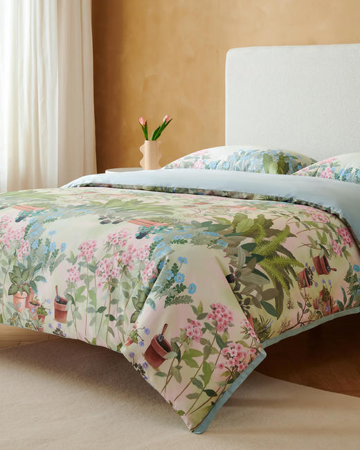 【下架】自然醒60支长绒棉印花四件套床单被套床上用品四季纯棉套件LB 商品图5