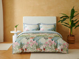 【下架】自然醒60支长绒棉印花四件套床单被套床上用品四季纯棉套件LB