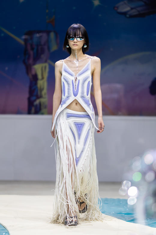 NAN KNITS膨体渐变吊带背心——SS23新品 商品图0