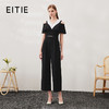 EITIE爱特爱春季新款通勤显瘦撞色高腰连体裤6907631 商品缩略图0
