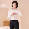 【高定款】罗蒙春秋女士长袖衬衫精致翻领商务通勤洋气质感缎面衬衣女 商品缩略图1