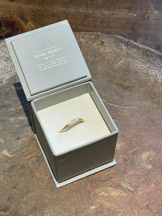 Atelier d'antan ​扭纹扁戒18k戒指(Twist Flat Ring R012) 商品图4