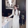【孤品样衣，不退不换】【浪漫密苏里】温柔气质纹理感上衣&半裙套装 商品缩略图2