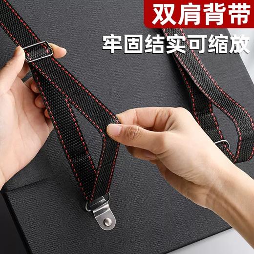 齐彩双肩画夹画板美术生8K黑色 商品图1