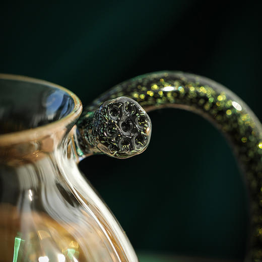 禾器炫彩·莲君茶海 高硼硅 玻璃公道杯 建议容量：230ml 商品图1