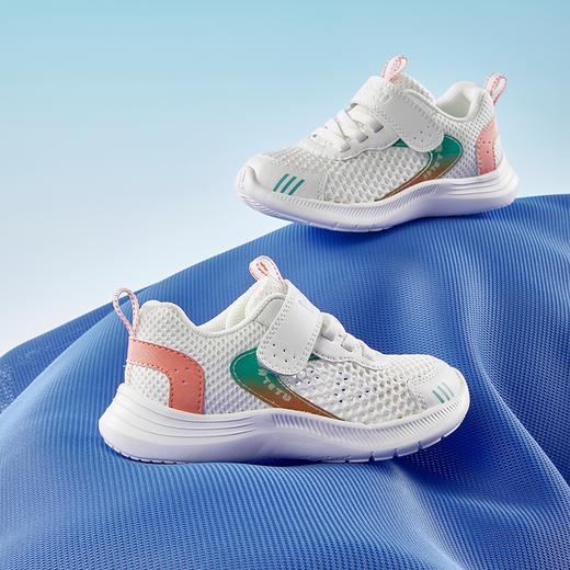 卡特兔儿童运动鞋男童网眼透气小白鞋篮球鞋女童跑步鞋 商品图1