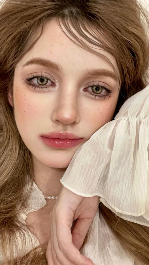 【中直径】Recolook-莫比乌斯环棕14.2mm【年抛 0-1000度 无525/575】 商品图6