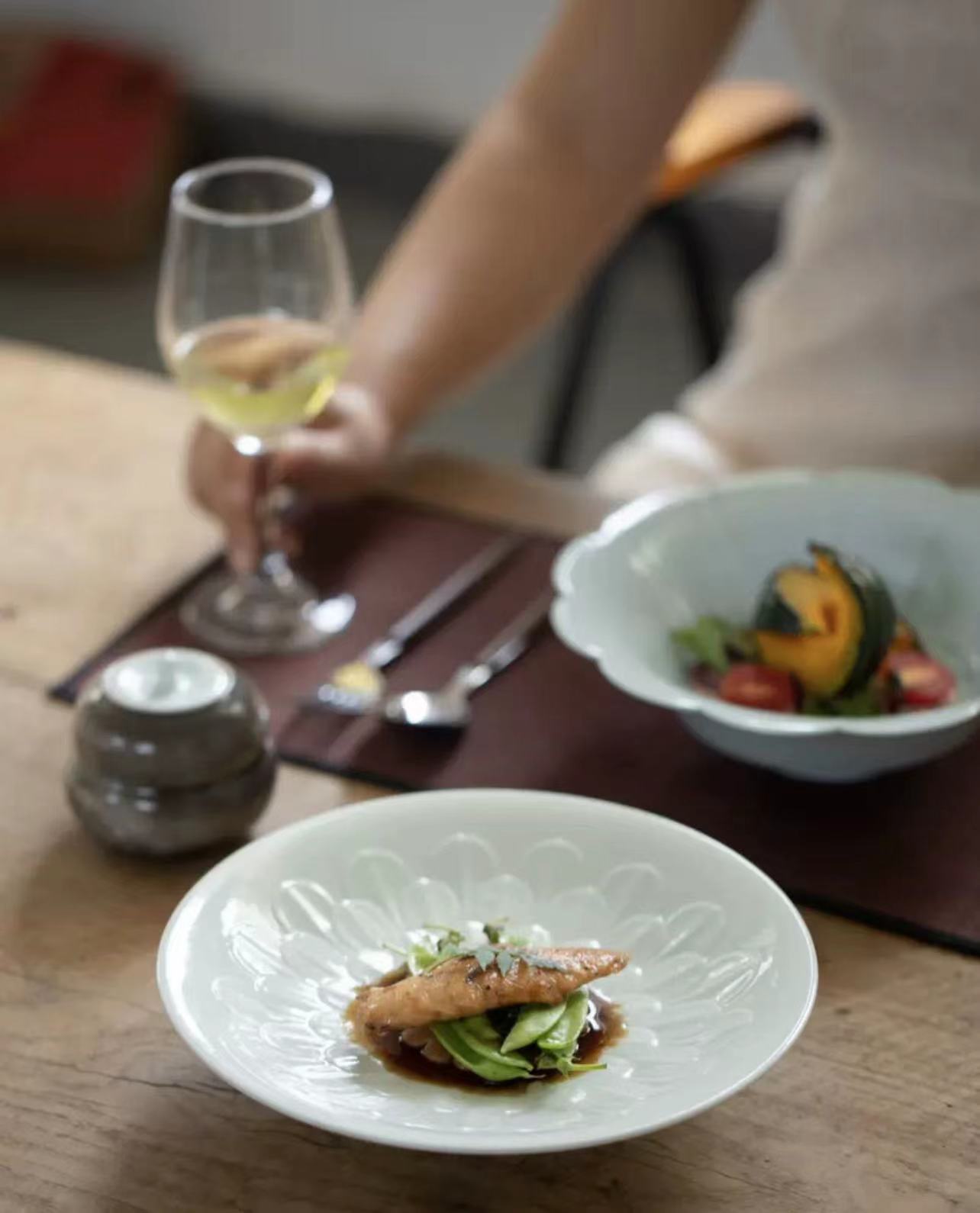 青釉 餐具 餐桌美学