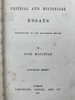 1877年 麦考莱勋爵《评论与历史随笔集》 真皮精装32开 商品缩略图2