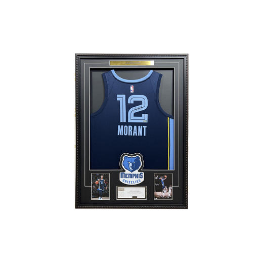 收藏系列 莫兰特 灰熊队12号深蓝色 亲笔签名球衣 PA67299 商品图0