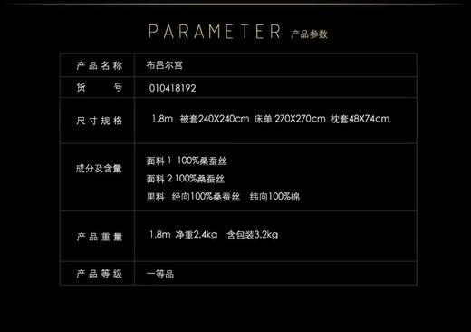ROYALCOVER/罗卡芙复古洛可可宫廷风真丝数码印花四件套布吕尔宫 商品图8