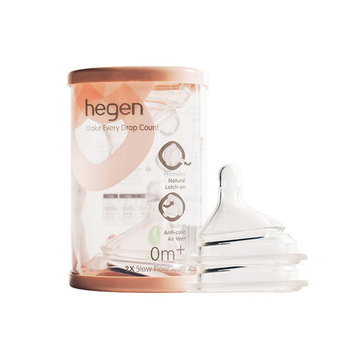 Hegen 一阶段婴儿奶嘴 （两个装） 商品图0