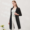 EITIE爱特爱春季新款宽松百搭抽绳显瘦针织衫开衫外套中长款6901611 商品缩略图7