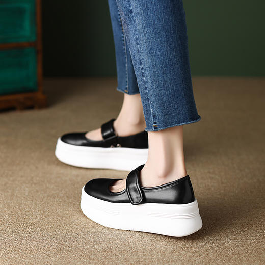 春季新款，轻便玛丽珍浅口厚底单鞋TYM-6160 商品图7