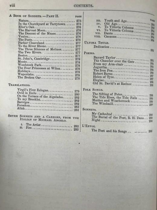 1882年 朗费罗诗集 约百幅版画插图 漆布精装16开 商品图5