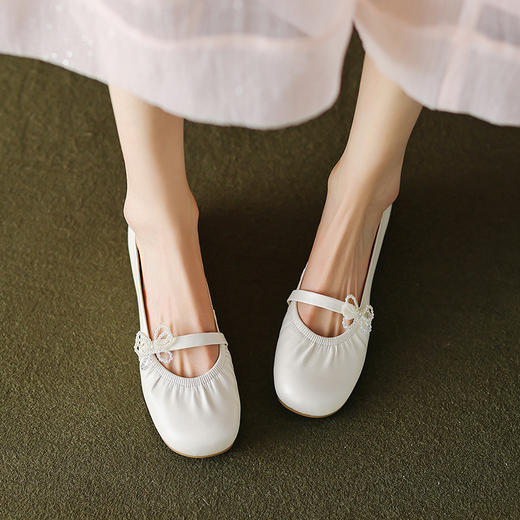 复古法式玛丽珍鞋，温柔晚风单鞋WC-M8431 商品图3